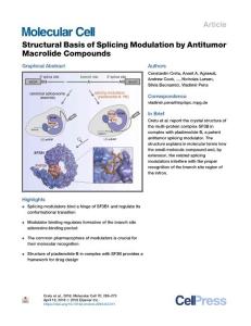 Structural-Basis-of-Splicing-Modulation-by-Antitumor-Macrol_2018_Molecular-C