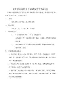 导购员仪容仪表、发型妆容整改方案(1)