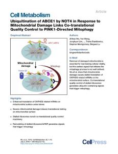 Ubiquitination-of-ABCE1-by-NOT4-in-Response-to-Mitochondrial-Da_2018_Cell-Me