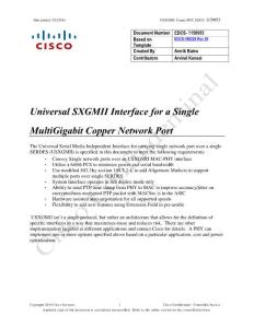 USXGMII_Singleport_Copper_Interface