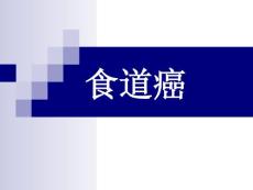 食道癌 ppt课件
