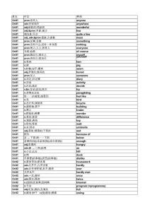 人教版八年级上册英语单词表