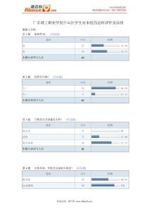 广东理工职业学院中山区学生对本校的总体评价及原因报告