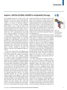 Aspirin-still-the-GLOBAL-LEADER-in-antiplatelet-therapy_2018_The-Lancet