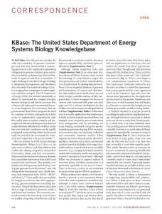 nbt.4163-KBase- The United States Department of Energy Systems Biology Knowledgebase