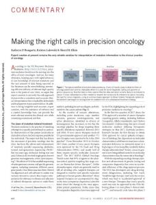 nbt.4214-Making the right calls in precision oncology