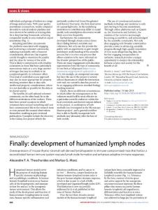 nmeth.2018-Finally- development of humanized lymph nodes