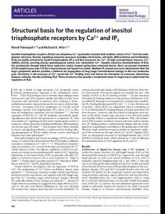 nsmb.2018-Structural basis for the regulation of inositol trisphosphate receptors by Ca2+ and IP3