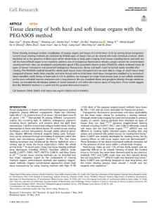 cr.2018-Tissue clearing of both hard and soft tissue organs with the PEGASOS method