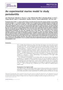 nprot.2018-An experimental murine model to study periodontitis