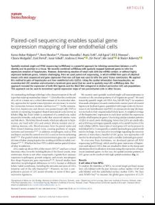nbt.4231-Paired-cell sequencing enables spatial gene expression mapping of liver endothelial cells