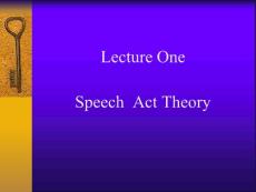 2 speech act