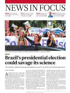 nature.2018-Brazil’s presidential election could savage its science