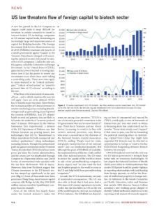 nbt1018-914-US law threatens flow of foreign capital to biotech sector