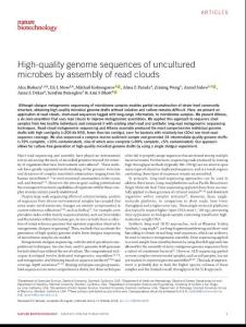 nbt.4266-High-quality genome sequences of uncultured microbes by assembly of read clouds