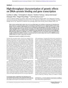 Genome Res.-2018-Kalita-High-throughput characterization of genetic effects on DNA–protein binding and gene transcription