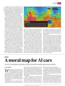 nature.2018-Self-driving car dilemmas reveal that moral choices are not universal