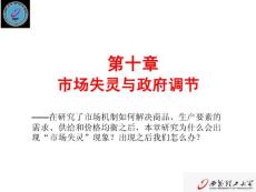 第10章 市场失灵与政府调节