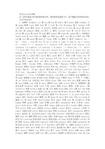 小学生英语单词总汇