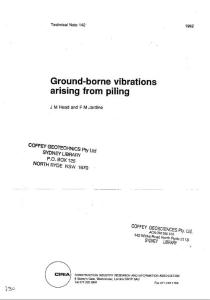 CIRIA_TN_142_report_Ground_born_vibrations_arising_from_piling