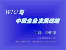 人资规划专题-钟朋荣讲义-WTO与中国企业发展战略-70页.docx