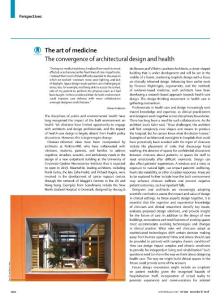 The-convergence-of-architectural-design-and-health_2018_The-Lancet