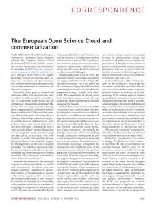 nbt.4304-The European Open Science Cloud and commercialization