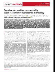 nmeth.2018-Deep learning enables cross-modality super-resolution in fluorescence microscopy