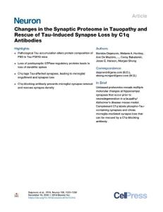 Changes-in-the-Synaptic-Proteome-in-Tauopathy-and-Rescue-of-Tau-Ind_2018_Neu