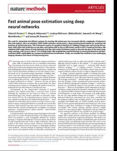 nmeth.2018-Fast animal pose estimation using deep neural networks