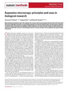 nmeth.2018-Expansion microscopy- principles and uses in biological research