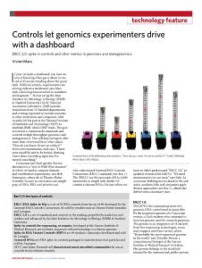 nmeth.2018-Controls let genomics experimenters drive with a dashboard