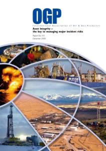 Asset integrity - the key to managing major incident risks