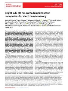 nnano.2019-Bright sub-20-nm cathodoluminescent nanoprobes for electron microscopy