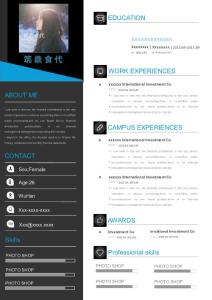 简历计划-中英文双版+求职信+作品集