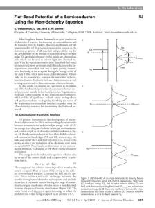 Flat-Band Potential