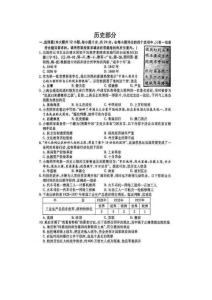 江西省2011年中考历史试题及答案