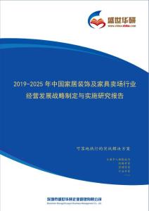 【完整版】2019-2025年中国家居装饰及家具卖场行业经营发展战略及规划制定与实施研究报告