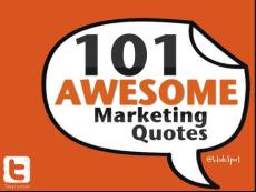 101 Awesome Marketing Quotes June 2011