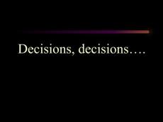 Naturalistic Decision Making