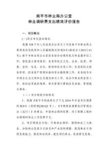 市級(jí)財(cái)政項(xiàng)目支出績(jī)效評(píng)價(jià)報(bào)告