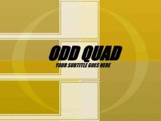 【漂亮PPT模板素材-抽象】ODD QUAD-免費下載