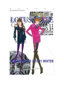《louthstvle》2010-2011年秋冬號(hào)歐美時(shí)尚女裝針織類款式手稿 85P