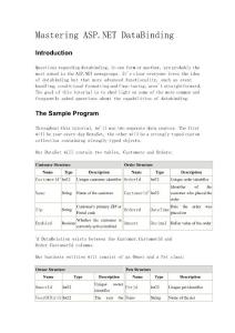 Mastering ASP.NET DataBinding