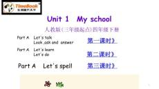 部编人教版PEP小学四年级下册英语（三年级起点）Unit 1 Part A 共3课时课件77