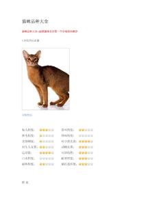 猫咪介绍