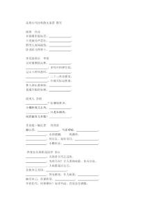 選修古代詩(shī)歌散文鑒賞 默寫(xiě)