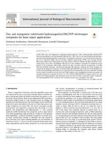 zinc and manganese substituted hydroxyapatite_cmc_pvp electrospun composite for bone repair applications.[2020][int j biol macromol]