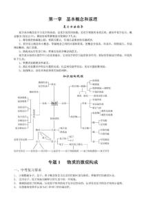 初中化学专题复习学案（共32个专题）