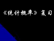 中考 统计概率 复习